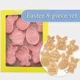 thumbnail image 2 of Cortador de galletas de plástico de Pascua, 8 Uds., molde de galleta de huevo de conejo, molde de conejito de dibujos animados en 3D, herramientas para hornear pasteles, decoraciones para fiesta de Pascua 2023 Tan Jianjun  unisex, 2 of 2