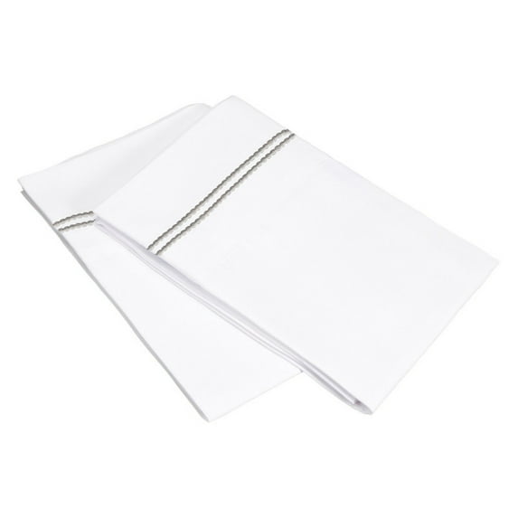 Heritage 3000 Series 2 Piece 2 Line Embroidery Pillowcase Set by Superior