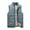 Green, variant on qolati Men's Puffer Vest Jacket Fashion Sleeveless Fleece Lined Winter Outdoor Zipper Jackets Loose Warm Cotton Padded Outdoor Outwear