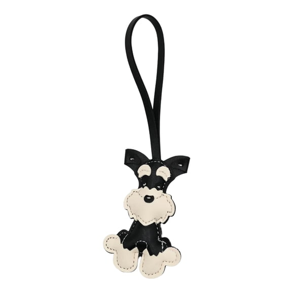 COOLHOOD Multipurpose Schnauzer Dog Keychain Fashion Accessory for Pet Lovers and Stylish Individuals In Sturdy PU Leather