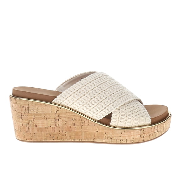 Corkys Womens Peace Out Wedge Slide Casual Shoes