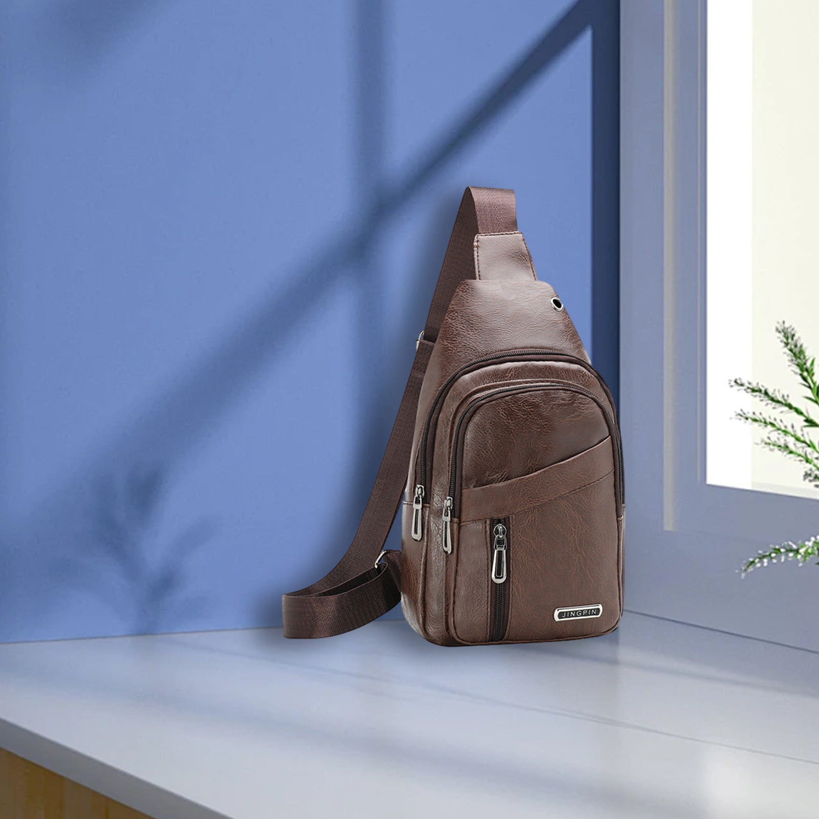 PU Leather Sling Bag For Women - Small Crossbody Purse, Lightweight & Stylish