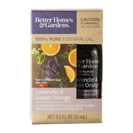 Essential Garden - Better Homes & Gardens 15 mL 100% Pure Lavender & Sweet Orange Essential Oil Blend