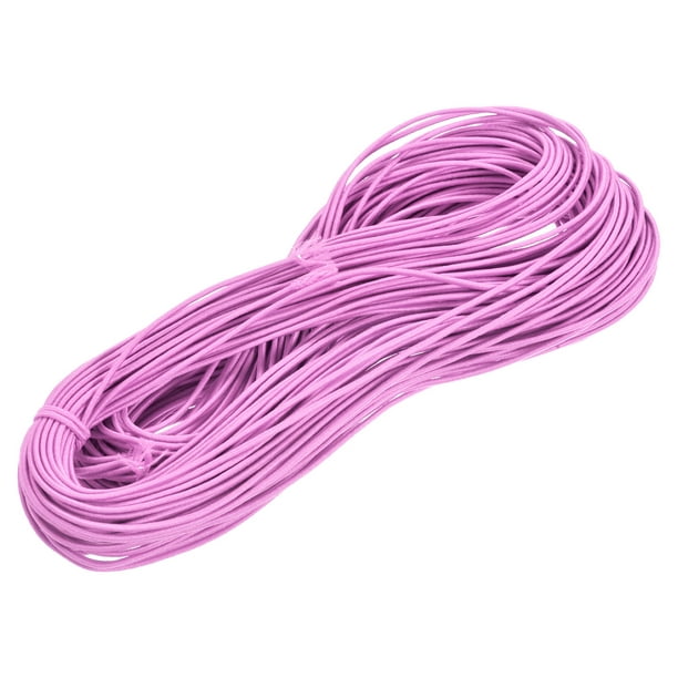 Elastic Cord Stretchy String 2mm 49 Yards Light Pink for Crafts, Bracelets,  Necklaces, Beading 