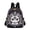 Cute Cat with Hexagram, variant on JIALIOU Mini Backpack Purse for Women Quilted Casual Daypack Small Travel Shoulder Bag, Red