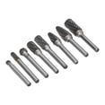 thumbnail image 2 of Oubit Tungsten Carbide Burr Bits,8pcs Tungsten Carbide Burr Rotary File Set Carbide Rotary Burr Set Enhanced Durability, 2 of 9