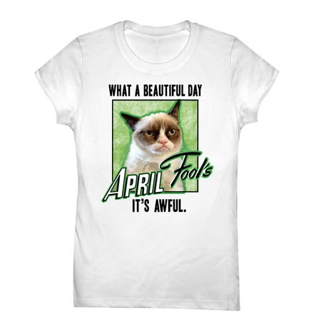Grumpy Girl - Grumpy Cat Girls' What a Beautiful Day T-Shirt