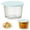 Light Blue, variant on Reusable Glass Mixing Bowls, Airtight Lidded Storage Containers, Versatile Meal Prep Kitchen Bowls for Cooking, Baking, Fridge, Freezer, Lunch, Salad & Yogurt White