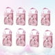 thumbnail image 5 of EeaseMX 12 cajas de regalo de papel para baby shower, minibolsas de dulces, decoración de bautizo, recuerdos de fiesta, bolsas de regalo de papel Kraft con asas para cumpleaños de niños y niñas (rosa), 5 of 7