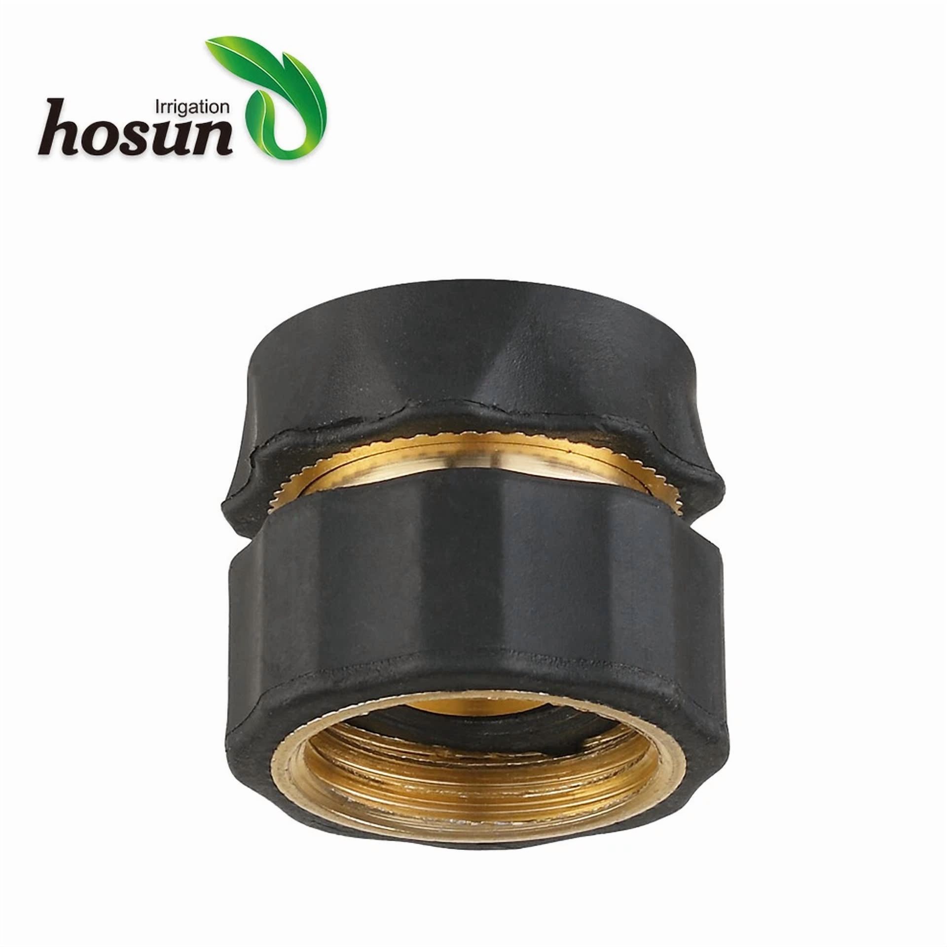 KNACK - 3/4' Garden Hose Quick Connect Brass Anodized Aluminum Female Male Set (4 Pack)