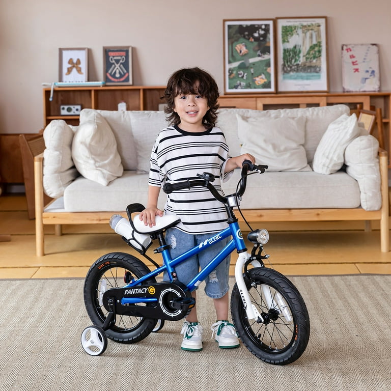 Glerc 14 inch Kids Bike for Child 3-5 Year old Boys Girls with