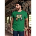 thumbnail image 2 of Opossums Look At A Painting T-Shirt Men -Image by Shutterstock, Male 3X-Large, 2 of 4