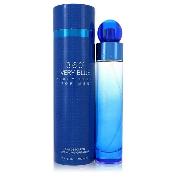 Perry Ellis 360 Very Blue by Cologne Perry Ellis Eau De Toilette Spray 3.4 oz for Male
