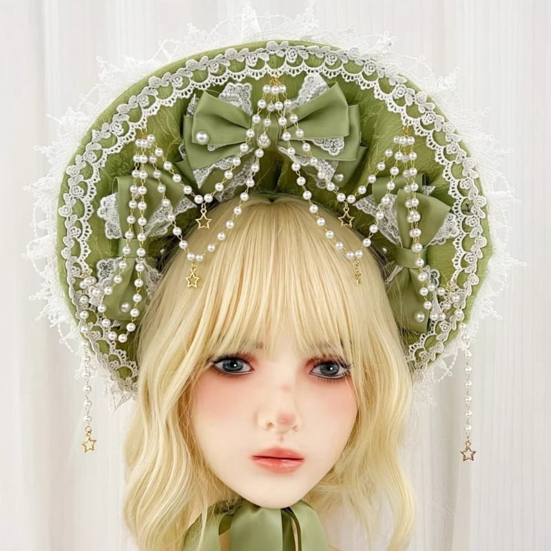 Fashionable Polyester Bonnet For Ladies And Women Adjustable Design Fashionable Head Accessory