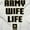 White, variant on US Army Wife Life Military Logo Women's Graphic T Shirt Tees Brisco Brands S