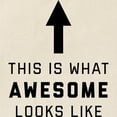 thumbnail image 2 of CafePress - This Is What Awesome Looks Like Tote Bag - Unisex Canvas Tote Bag, Beige, 1-Piece, 2 of 6