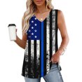 thumbnail image 4 of GaThRRgYP Womens Tank Tops Crewneck,Womens Summer Tops Sleeveless,2025 Women's Spring and Summer New Tank Neck Print Casual Fashion Top Yellow XXL, 4 of 8