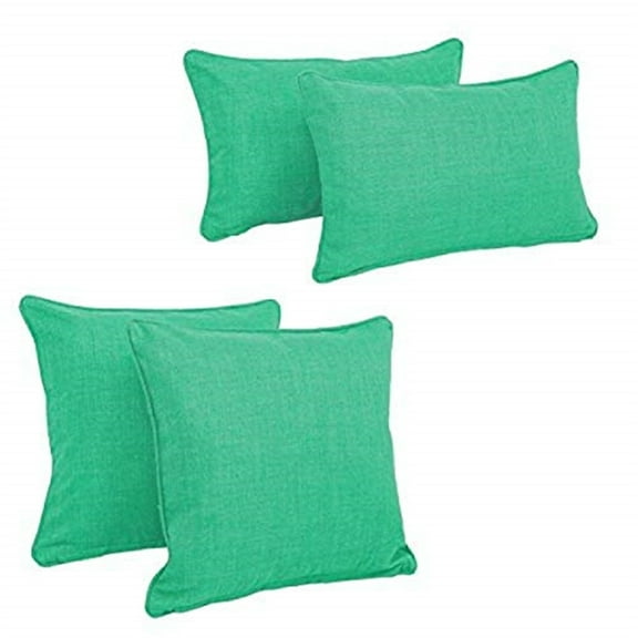 Blaziing Needles 17-inch Outdoor Spun Polyester Throw Pillows (Set of 2)