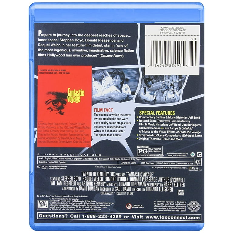 Fantastic Voyage (Blu-ray) - Walmart.com