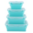 thumbnail image 1 of Silicone Lunch Box Set, Portable Lunch Box, Microwave Ovens Bento Box, Fruit For Food, 1 of 8