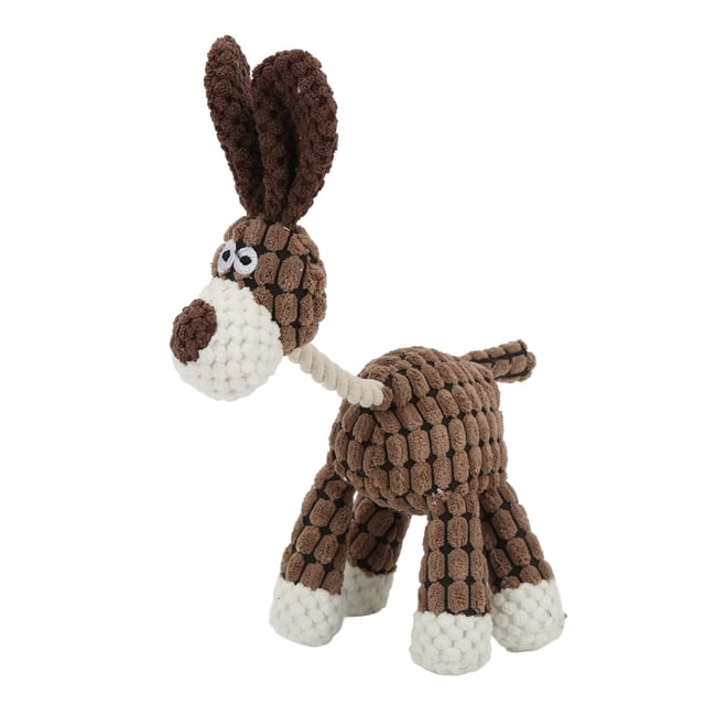 Juguete chirriante para mascotas NikouMX Juguete interactivo para masticar de peluche