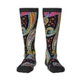 thumbnail image 1 of Balery Watercolor Romantic Paisley Calcetines novedosos Calcetines deportivos Calcetines hasta la rodilla Calcetines de algodón Calcetines originales y geniales, 1 of 6