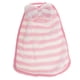 thumbnail image 2 of qimpservices Toalla de mano de forro polar coral para colgar en la pared Lindo lazo Baberos para niños Raya rosa, 2 of 8