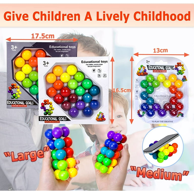 Pop Fidget Anti-Stress Toys For Kids Boys Creative Magnetic Beads