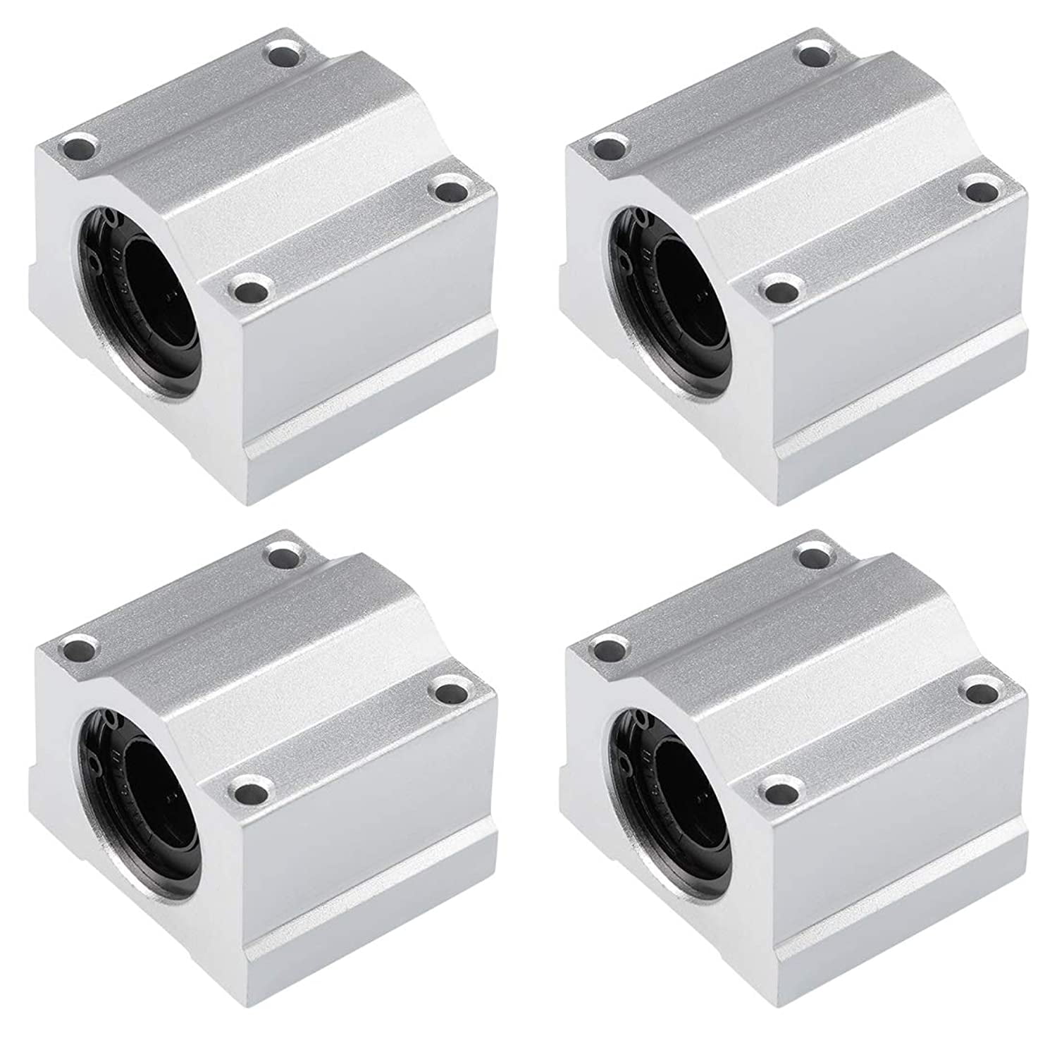 16mm Bore Dia uxcell SCS16UU Linear Ball Bearing Slide Block Units Pack of 4 