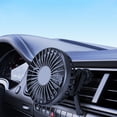 thumbnail image 3 of USB Interface Fans Mini Small Cooler Big Strong Wind DC 5V For Car Desk Truck, 3 of 8