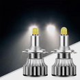 thumbnail image 2 of 2 piezas 360  degree 4 LED para automóvil laterales, luz antiniebla súper brillante, lámparas impermeables, bombilla blanca de 6500 K, accesorios de 9006, 2 of 8