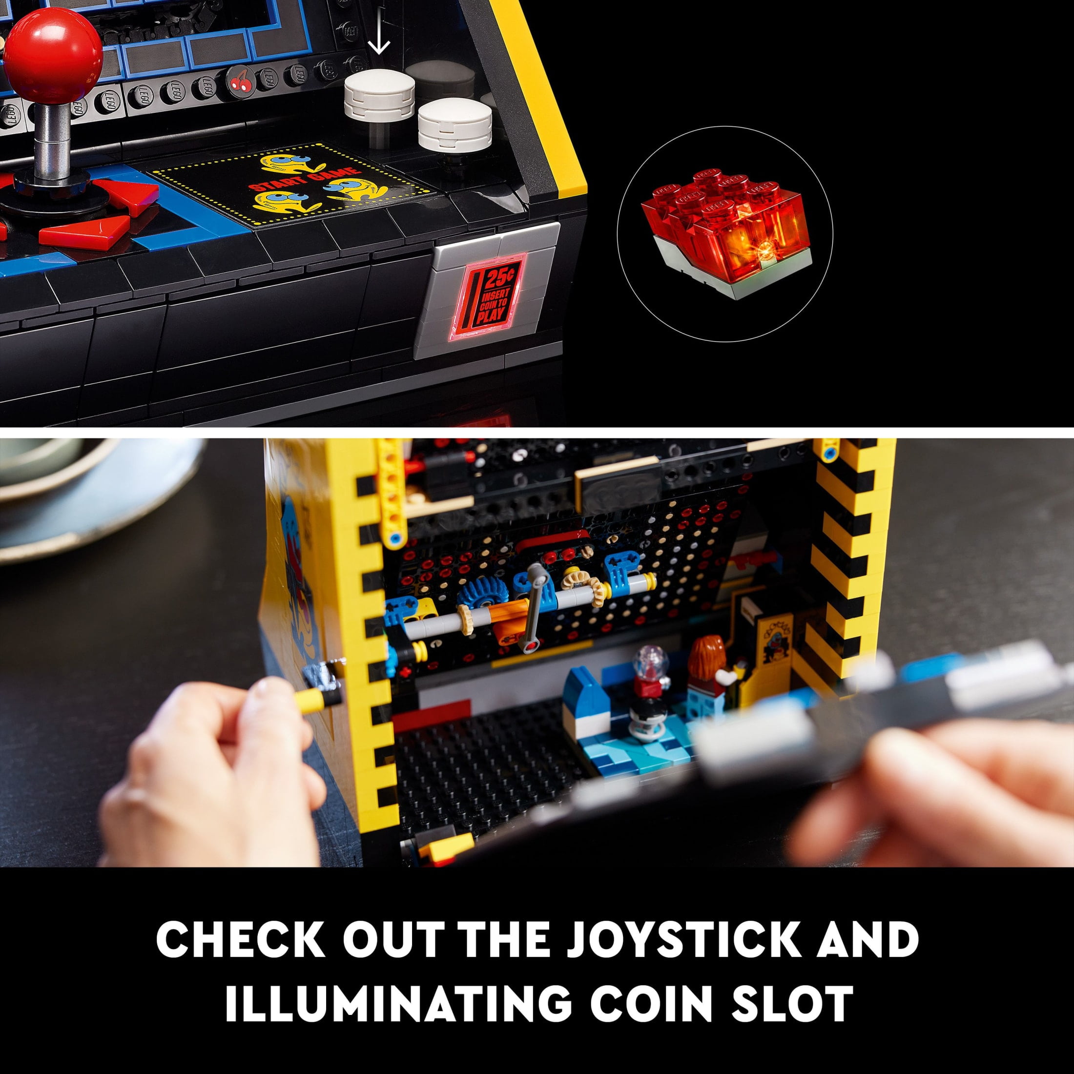 LEGO Icons PAC-MAN Arcade Building Set for Adults - Replica Model of Clasic Video Game - Gift for Men & Women - Display in Office or Room - 10323