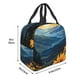 thumbnail image 3 of Fotbe Elegant Sunset Sunflower Bolsa Térmica con Estampado y Forro de Aluminio Grueso Bolsa de Almuerzo con Bolsillo Frontal para Hombres y Mujeres, Ideal para Trabajo, Escuela, 3 of 8