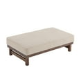 thumbnail image 2 of GDF Studio Modern Upholstered Cocktail Ottoman Bench with Boucle Cushion Top, Light Brown, 2 of 9