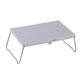thumbnail image 3 of DYNWAVECA Table de Camping Pliable Table d'Appoint Compacte pour Voyage Cuisine en Plein Air Barbecue Gris, 3 of 10