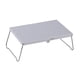 thumbnail image 3 of Mesa de camping plegable compacta multiusos portátil de aluminio de 32 cm para playa gris, 3 of 8