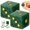 Hardness of Agate, variant on 2 Pcs Mahjong Dice, Crystal Dice, UWMDHRC 17mm Light Green D6 Spiritual Energy Stone Set with Clear Numbers