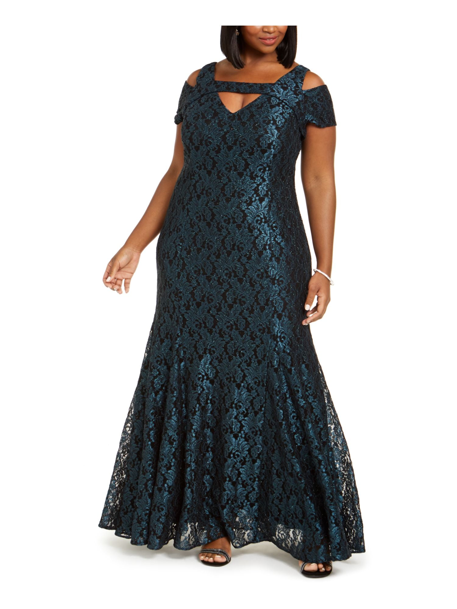 drop waist evening gown