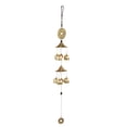 thumbnail image 2 of Campanas de viento de cobre, campanillas de viento de bronce, campanillas de viento retro para exteriores, campanillas de viento Feng Shui, máxima comodidad, 2 of 14