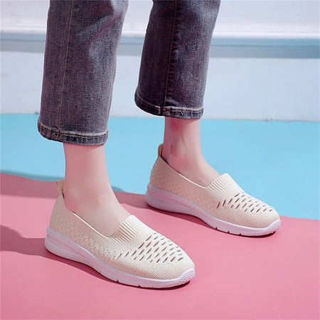

Mishuowoti sneakers for women 2023 Ladies Shoes Summer Plus Size Lightweight Hollow Mesh Sneakers Non Slip Casual Running Shoes