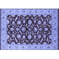 thumbnail image 1 of Ahgly Company Indoor Rectangle Oriental Blue Traditional Area Rugs, 8' x 12', 1 of 4