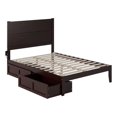 thumbnail image 2 of AFI NoHo Solid Wood Bed with 2 Drawers and USB Charger, Full, 2 of 10