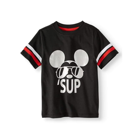 Diamond Mickey Mouse - Disney Mickey Mouse Short Sleeve Fashion Tee Shirts (Little Boys & Big Boys)