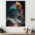 thumbnail image 2 of Designart Futuristic Landscape In Space V Canvas Wall Art, 2 of 5