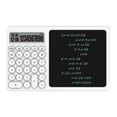 thumbnail image 1 of 10 Digit Calculator with Writing Tablet Time Function LCD Display Desk Calculator with Erasable Handwriting, 1 of 8