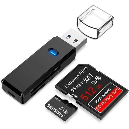 Image of SD Card Reader USB 3.0 High Speed Memory SDHC SDXC MMC Micro SD Mobile T-FLASH