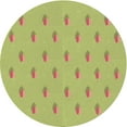 thumbnail image 1 of Ahgly Company Machine Washable Indoor Square Transitional Chameleon Green Area Rugs, 3' Square, 1 of 7