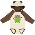 thumbnail image 3 of Inktastic Summer Frog Beach Vacation Sunglasses Girls Long Sleeve Baby Bodysuit, 3 of 5