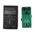 thumbnail image 2 of 1pc Guitar Effect Pedal With 2 Silicone Cushion Wah Distortion Overdrive Delay Reverb Compressor Guitar Effect Pedal Accessories Green, 2 of 9