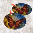thumbnail image 3 of Butterfly Ornament, Colorful Window Decoration, Artistic Home Decor Piece, Hanging car accessory, Holiday Keepsake, Xmas Tree Hanging Decoration, Seasonal Gift Idea, Collectible Or, 3 of 5